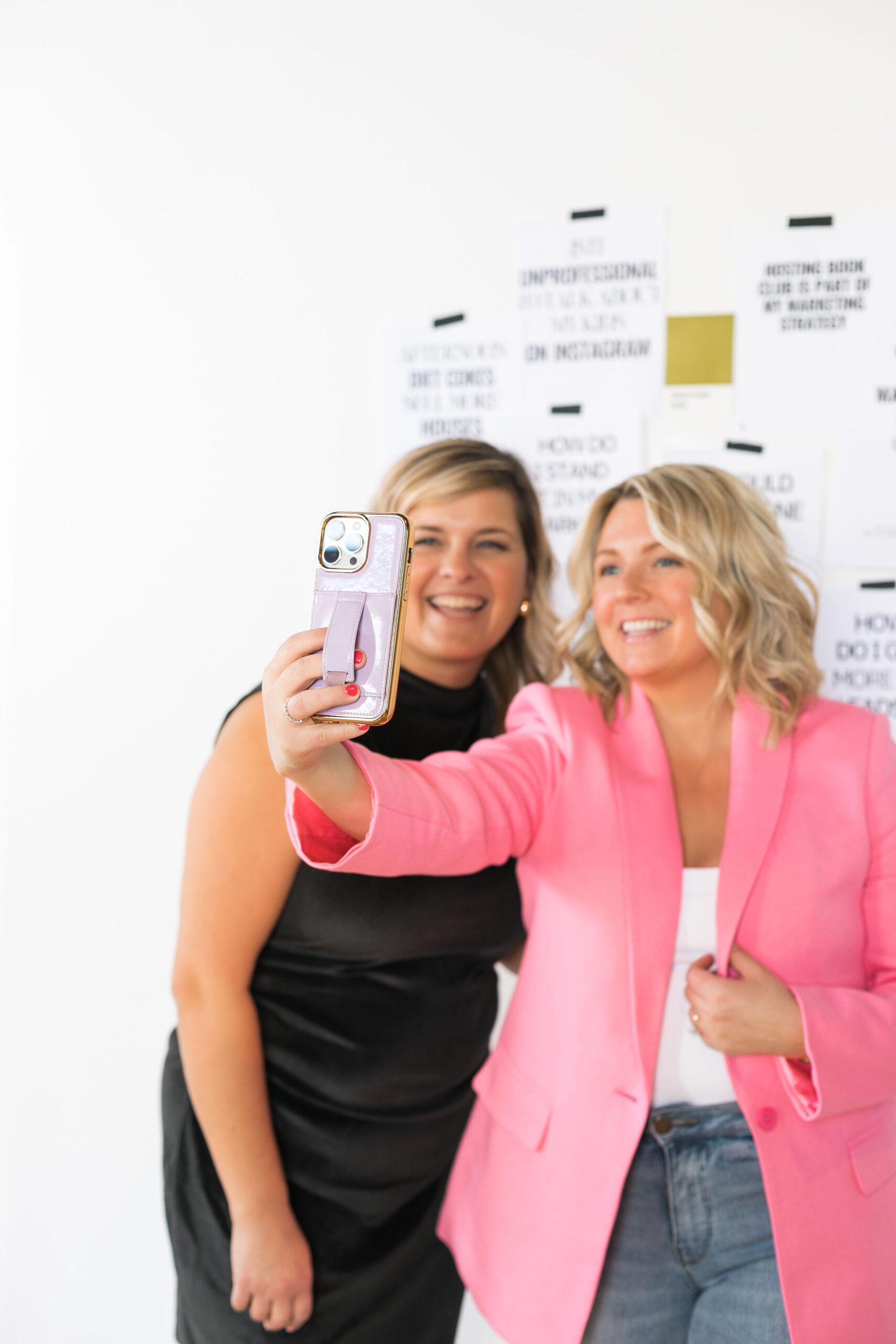 Chelsea and Kayla taking a selfie